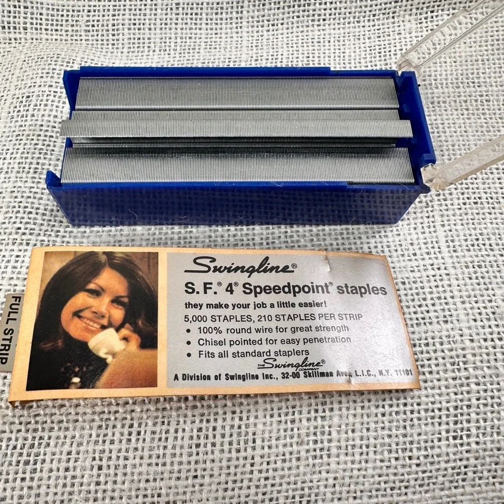 Swingline S.F.‎ 4 Speedpoint Staples 5000 Count Mid Century Office Supply NOS